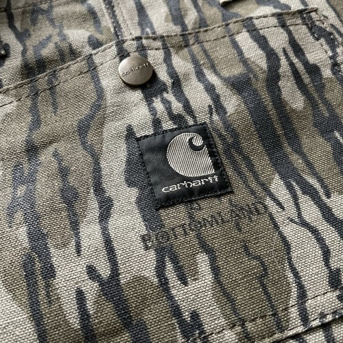 Carhartt Bib Overalls Boys size 10 Camo Mossy Oak Bottomland Quilted Lining. - Picture 5 of 12