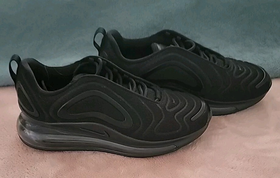 Nike Air Max 720 Triple Black Sneakers Women’s 8 AR9293-015 Running Shoes s-l400.jpg main image 3