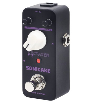 SONICAKE Octaver Analog Classic Oktave Gitarre Bass Effektpedal UK