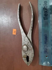 6 1/2" Cee Tee Co. Crescent Slip Joint Pliers With Wire Cutting Cutter