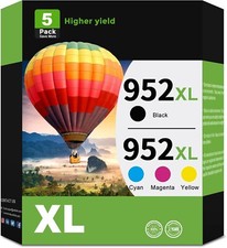 952 XL Replacement for HP 952xl Ink Cartridges Combo 5 Pack