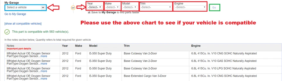 NUEVO X4 OEM BOSCH 16454 Sensor de oxígeno-OE 2009-2017 Chevy GMC Buick- SIN CAJA Foto 2 de 2
