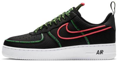 Size 11 - Nike Air Force 1 '07 Premium Worldwide Pack - Black Green Strike
