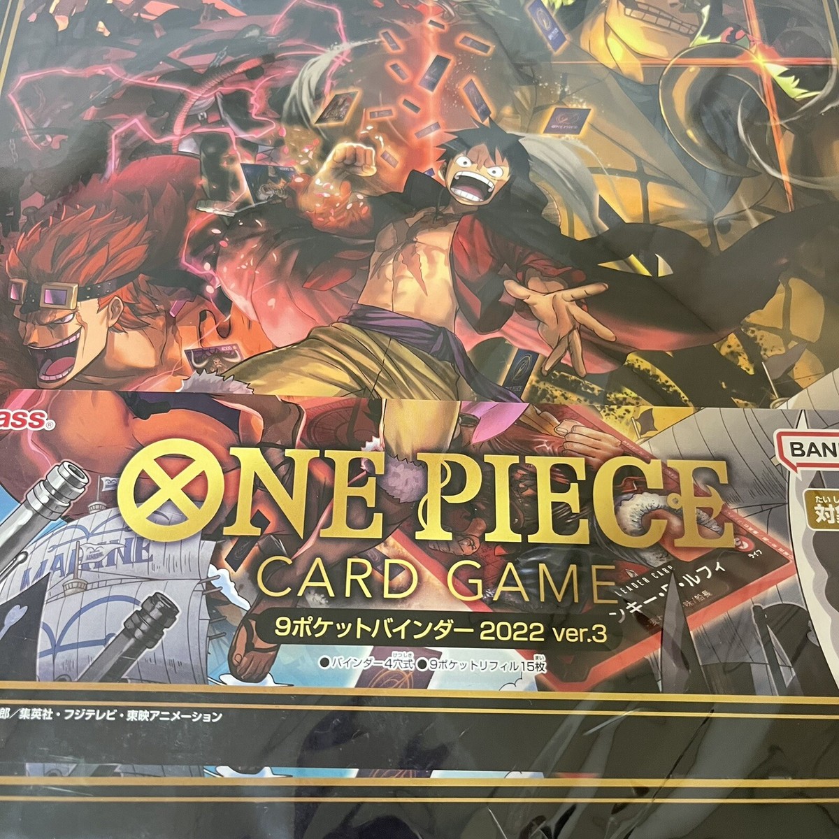 ONE PIECE Card Game 9 Pocket Binder 2022 Ver.1 2 3 Complete Set JP