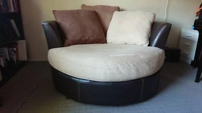 Round Swivel Sofa Chair With Matching Cushions Sofas Gumtree