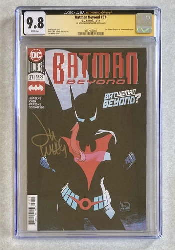 BATMAN BEYOND #37 CGC 9.8 SS LEE WEEKS DC Comics 2019 1st Batwoman Beyond