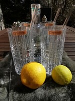 Nachtmann, 4Er-Set LongdrinkgläSer Mit Glastrinkhalmen 445 Ml