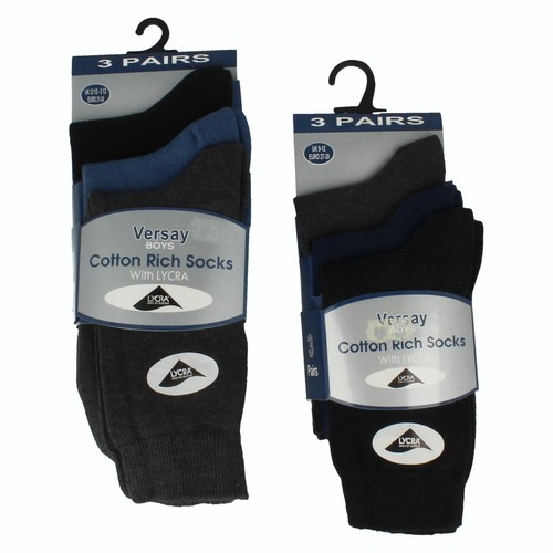 Boys Versay Cotton Rich School Socks VSB218