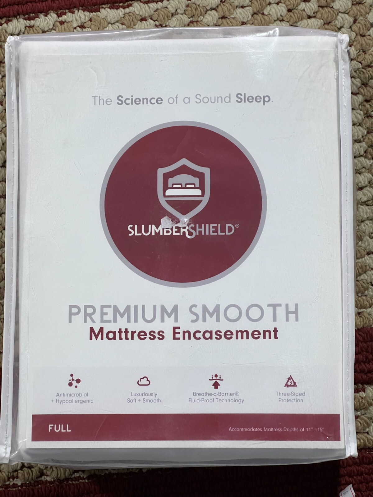 MATTRESS ENCASEMENT + BOX SPRING COVER (FULL SIZE) BY SLUMBERSHIELD** eBay