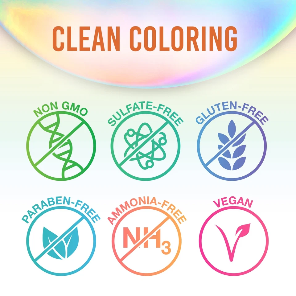 Tinte de cabello acondicionador semipermanente llama no dañino vegano PPD... Foto 4 de 4