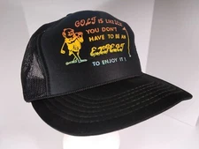 Sex Expert Golf Hat Cap Mesh Rare VHTF Vtg Snapback Original Mesh Funny 
