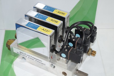 WITT elektronischer MFC-Gasmischer / mass flow controller + BÜRKERT Ventil/Valve