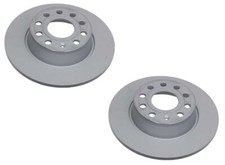 Pair Set of 2 Rear Zimmermann Brake Disc Roto...