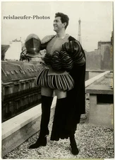 Jean-Claude Pascal, one knight in Paris, Original-Photo, from 1962
