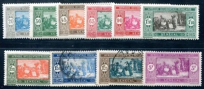 SENEGAL 1927 Yvert 102-109 meist * TADELLOS SATZ (F6336 - Bild 1 von 2