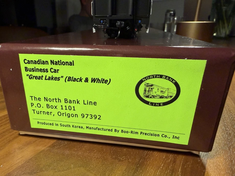 NBL HO Brass New CN Canadian National "Great Lakes" Business Car. Limited Run! - Image 2 of 4