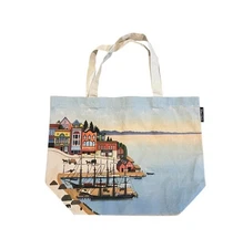 MURCHIE'S 1894 Canvas Tote Tan Shopping Bag NEW