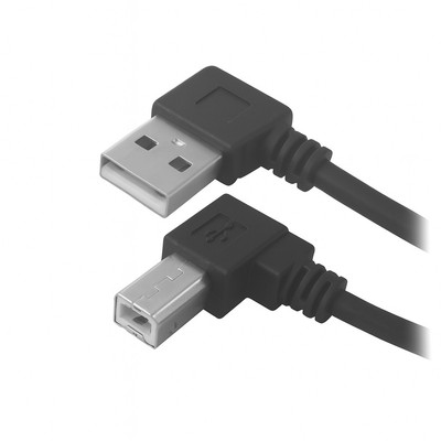G43 USB 2.0 A Stecker auf B Stecker Kabel Links abgewinkelt 90 Grad Druckerkabel