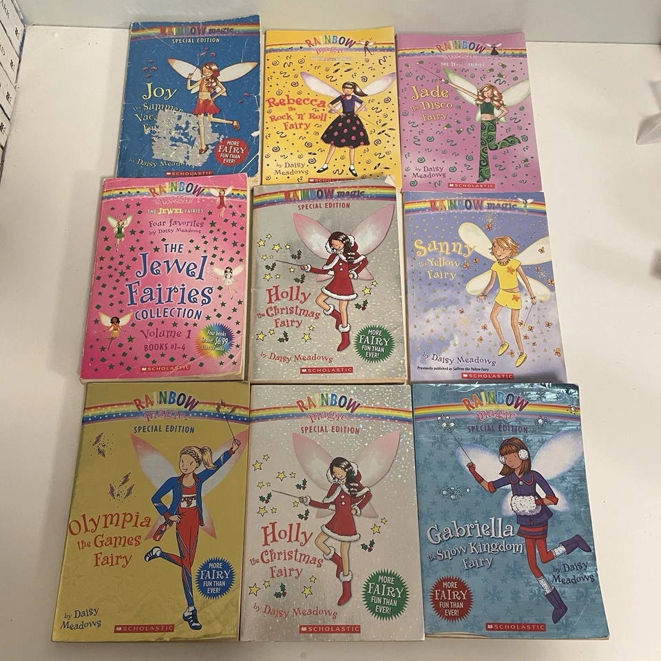 Rainbow Magic Fairy Lot of  9 Paperback Books for Young Readers - Daisy Meadows - Image 2 of 4