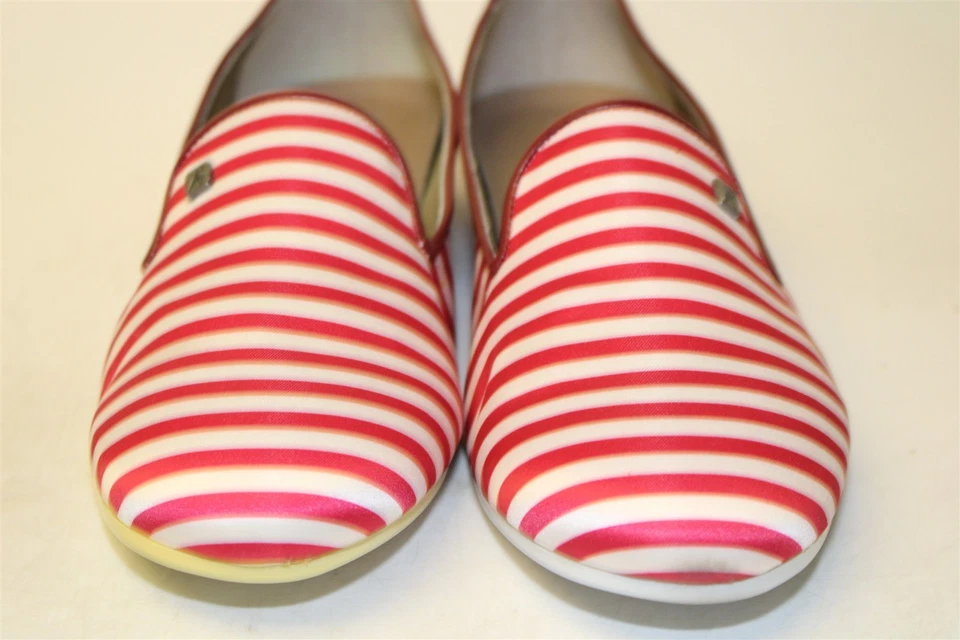 Mocasín Arcopedico Tira 1 Nuevo con Etiquetas Mujer Talla 9.5 10 41 Rojo Blanco Textil Zapatos 4484 Foto 4 de 4