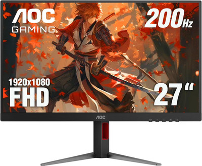 27G4H 27 Inch Gaming Monitor, Full HD 1920X1080, IPS Panel, 200Hz 0.3Ms MPRT, G-