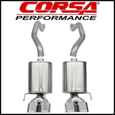 Corsa Xtreme 2.5" Axle-Back Exhaust System fits 2009-2013 Chevy Corvette C6 6.2L