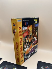 slam city sega cd 32x cib w/extras