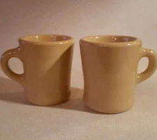 2Vtg  Wallace China Los Angeles Restaurant Ware 1954 One farmer’s Bros Wallace 2