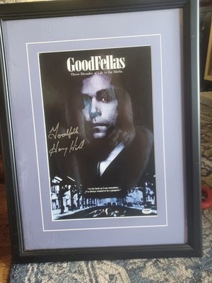 HENRY HILL Signed 11 x 17 GoodFellas Movie Poster Ray Liotta Ltd