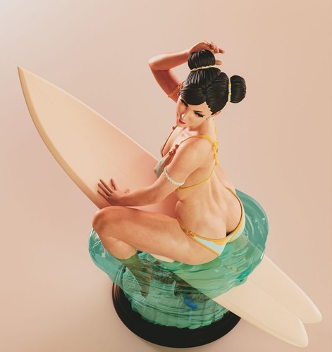 1/8 1/6 Chun li 3D Print Garage Kit Figure Model Kit Unassemble Unpainted GK - Picture 10 of 11