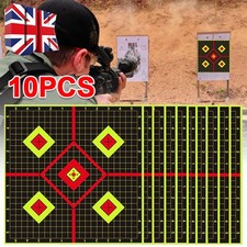10/20 Pack 12x12" Shooting Targets Splatter Gun Rifle Pistol Reactive Paper Targ