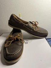 Sperry Gold Cup Brown Soft Leather Size 11 Men’s Boat Shoes