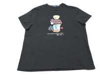 Polo Ralph Lauren Polo Bear Holiday Bear Shirt Mens XL Black Short Sleeve Cotton