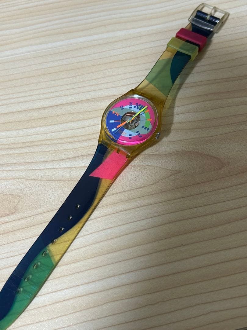 Swatch Automatic Analog Watch Multicolor Plastic … - image 8