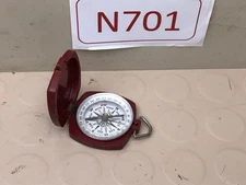 Vintage Taylor Gydeway Compass Bakelite Case Red Folding Case