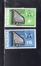 NIGERIA #224-225 1969 G.P.O LAGOS MINT VF NH O.G 