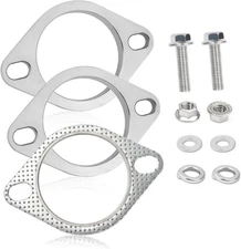 3 Inch 2-Bolt Exhaust Flange Repair Kit,Stainless Steel Exhaust System Kit with 