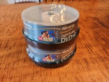 Lot Of 2 Memorex LightScribe DVD+R 20Pk 4.7 GB 16x 120 Min Recordable NEW SEALED