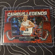 2024-25 Prizm Draft Picks - Campus Legends Stephen Curry #2 Red Scope Prizm /88