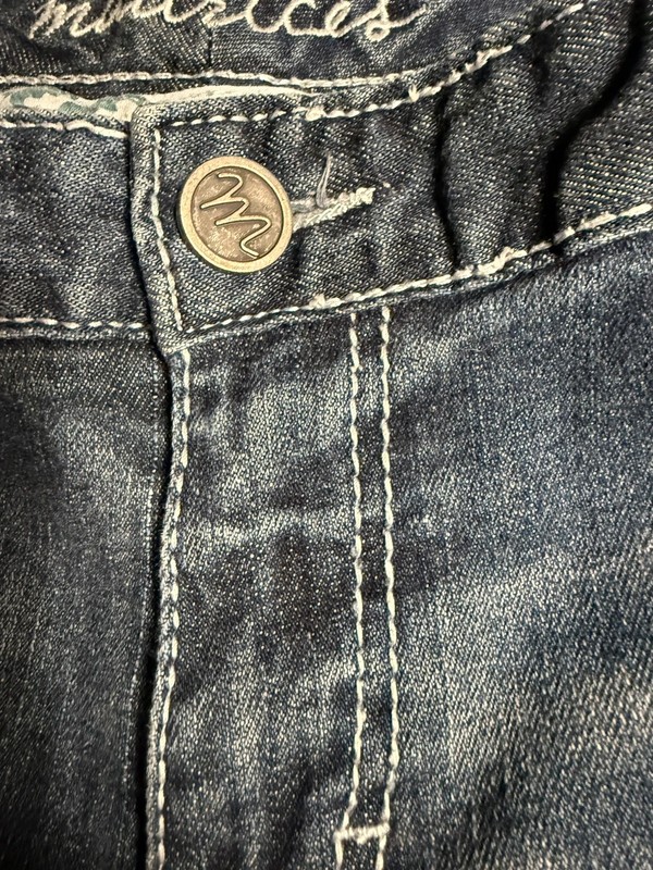 Y2K ladies jeans size 14/16 embroidered pockets boot cut image 8