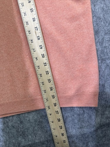 Anthropologie Pilcro 100% Cashmere Sweater Tangerine/ Orange Size XL - Picture 8 of 11