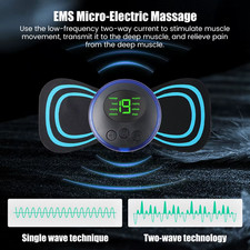 Mini Portable EMS Neck Massager Electric Neck Stretcher For Cervical Muscle Pain