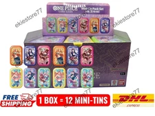 ONE PIECE CARD GAME 12 Mini-Tin Vol.2 Japanese Version Factory Sealed TS-02 1Box