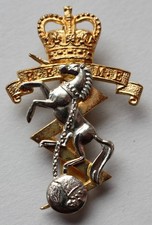 British Army, REME, Royal Electrical & Mechanical Engineers Cap Badge. QC. (O74)