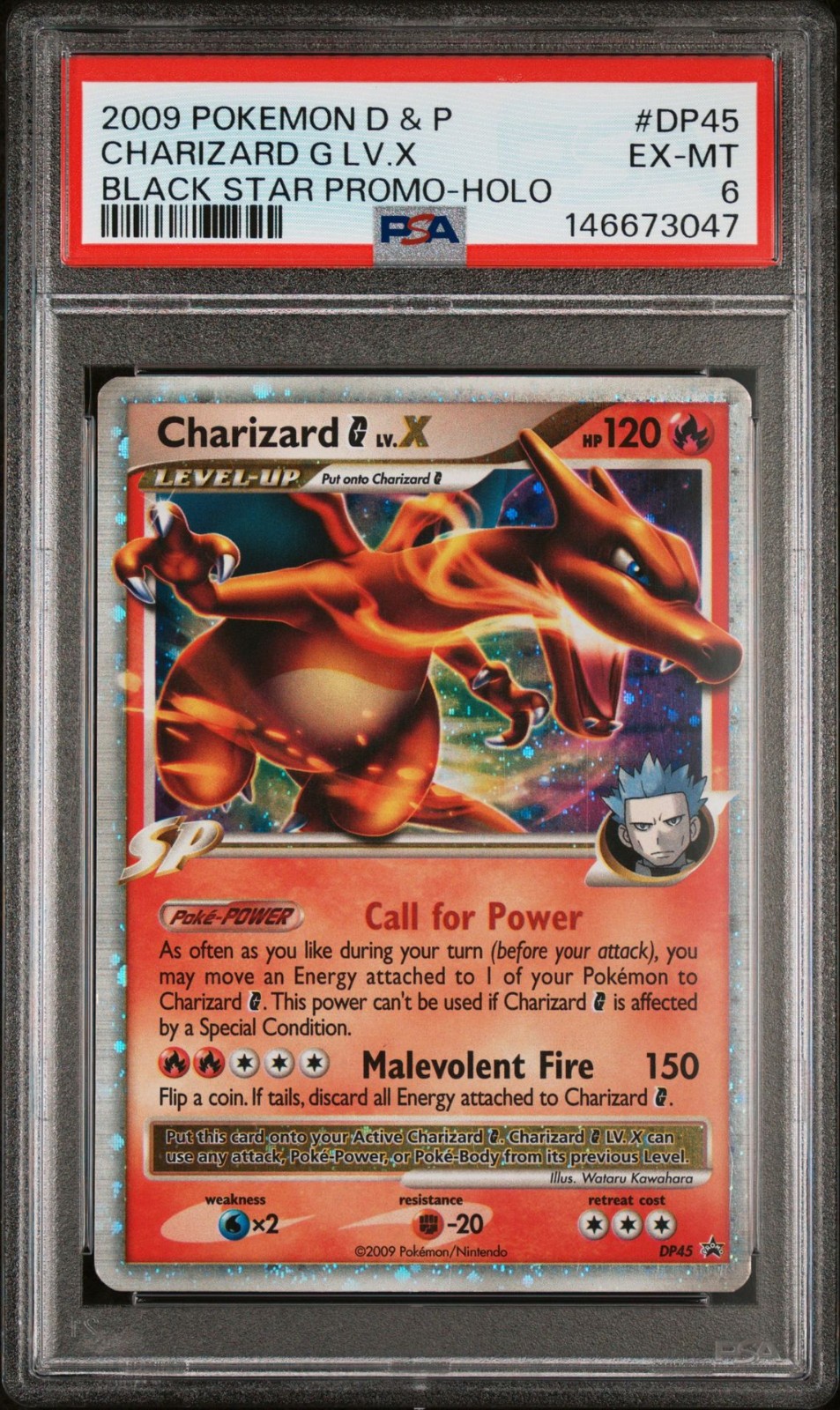Pokemon Card PSA 6 Charizard G Lv X DP45 Promo