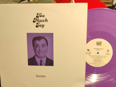 1991 TOO MUCH JOY Besides Purple Vinyl Promo Giant PRO-A-5045 