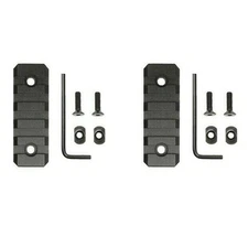 2X 20mm Picatinny Rail Base 5 Slot M/ Lok Section Aluminum Adapter MLOK Mount US