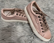 TAOS Plim Soul Lux Leather Platform Sneaker Shell Pink size 7 NEW
