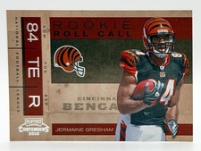 2010 Playoff Contenders Rookie Roll Call #13 Jermaine Gresham RC Bengals