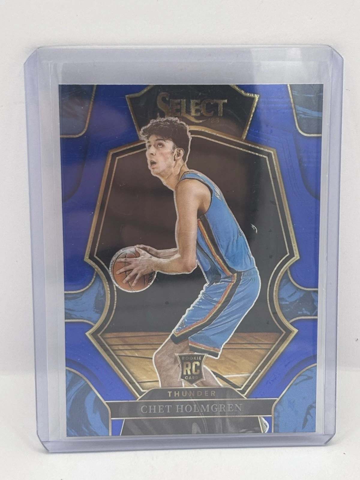 2022-23 Panini Select - Premier Level Blue Prizm #196 Chet Holmgren (RC)